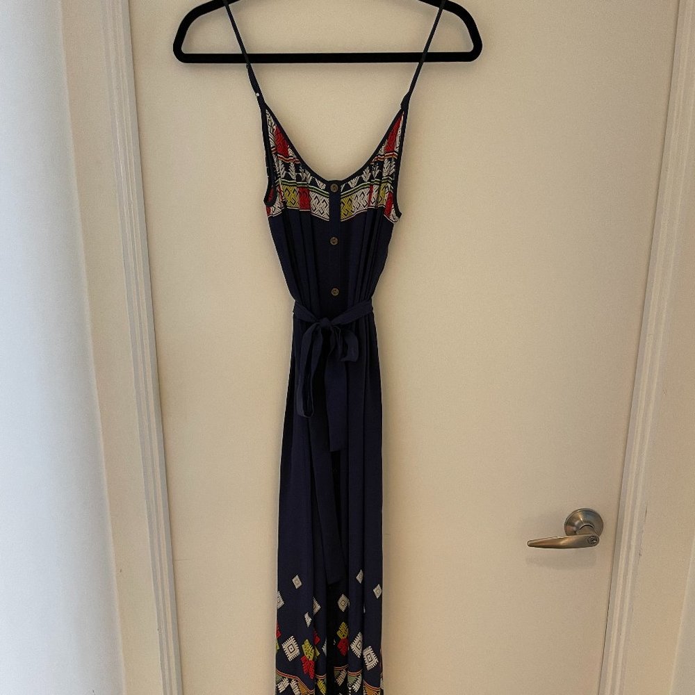 Cynthia Vincent Long Silk Dress